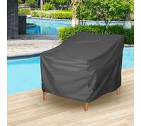 Semme Semme Funda para Silla de Patio, Tela Oxford para Exteriores, para Muebles de Jardín y Sol (BLACK) (BLACK)