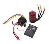 Semme Semme Motor sin Escobillas 3650 y Juego de Tarjeta de Programación ESC 60A para un Rendimiento óptimo del Coche RC /10 (5200KV) (5200KV) (5200KV) (3100KV)