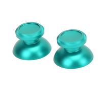 Semme Semme Thumbstick de Aleación de Aluminio, Repuesto de Empuñaduras de Joystick de para Controlador, Control y Durabilidad Mejorados, 2 uds. (Blue) (Blue) (Green)