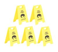 Semme Señal Divertida de Vómito de Gato, 5 uds., Señal de Advertencia de Plástico ABS para Mascotas, 2,64 X 3,94 Pulgadas, Llamativa Precaución para Dueños de Mascotas, Ideal para Amantes de las (#2)