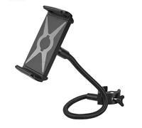 Semme Soporte para Teléfono con Cuello de Cisne, Soporte Flexible para Teléfono para Bicicleta con ángulos de Visión Ajustables y Acolchado de Goma Suave, para Manillar de Cochecito y