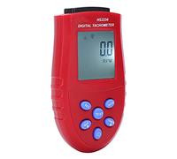 Semme Tacómetro No Digital con Pantalla Retroiluminada LED Medición de Alta Resolución hasta 99999 RPM Material ABS Ideal para Mecánicos Aficionados Al Bricolaje (rojo)
