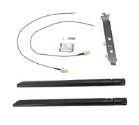 Semme Tarjeta M.2 6 RTL8852BE Tarjeta de 1800Mbps con 5.2 para Conexión de Antena de Banda 10/11 (Soporte de Antena Externa)