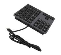 Semme Teclado Numérico con Cable con Concentrador USB C y 3. Interfaz: Teclado Externo Delgado de 34 Teclas para Uso en Computadora Portátil y de Escritorio