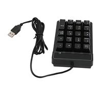 Semme Teclado Numérico USB con Cable 19 Teclas en Forma de U Diseño Compacto y Ergonómico para Computadora Portátil y de Escritorio