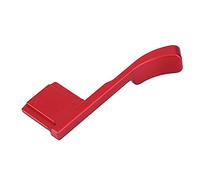 Semme X E3 Zapata Caliente de Aleación de Aluminio Empuñadura con Pulgar hacia Arriba para Cámara Fuji X E3 E2S Diseño Ergonómico para un Agarre Seguro Ligero y Fácil de Montar (Rojo)