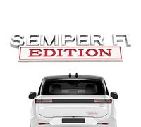 Semper Fi Edition Metal Car Badge Emblem, Waterproof Universal 3D Car Sticker Decal, Styling Exterior Accessories For SUV Truck Van Hood Door Side Rear Roof Steering Wheel