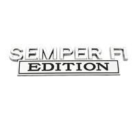 Semper Fi Edition Metal Car Badge Emblem, Waterproof Universal 3D Car Sticker Decal, Styling Exterior Accessories For SUV Truck Van Hood Door Side Rear Roof Steering Wheel