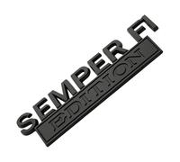 Semper Fi Edition Metal Car Badge Emblem, Waterproof Universal 3D Car Sticker Decal, Styling Exterior Accessories For SUV Truck Van Hood Door Side Rear Roof Steering Wheel
