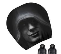 Sempidka Scary Headrest Cover, 2pcs Halloween Decoration Accessories
