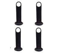 Sempidka Soporte de cono de disco de fútbol, 4 piezas de conos de fútbol portátiles, soporte de almacenamiento para entrenamientos de campo, calentamiento de atletas, práctica