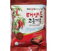 Sempio Gochugaru, chile coreano picante. Copos de chile. Imprescindible para hacer kimchi coreano. Chili flakes. Corea. Bolsa de 1 Kg.