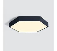Semplice Modern Hexagonal LED Ceiling Light Slim Geometric Flush Mount Fixture for Bedroom Living Room Nordic Style Creative Illumination Unique Design