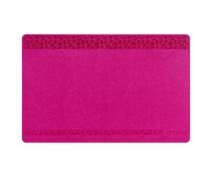 SEMPLIX Alfombrilla antideslizante para máquina de coser, amortiguadora de ruido y vibraciones, 32 x 49 cm, color rosa