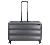 SEMPLIX Carro para máquina de coser para todo tipo de máquinas de coser domésticas, maletín rígido con alta movilidad y maniobrabilidad 360° gracias a 4 ruedas suaves, gris acero, 71,5 x 30 x 40 cm,