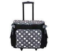 SEMPLIX - Maletín con Ruedas para máquina de Coser (50 x 43 x 32 cm) para Todo Tipo de máquinas de Coser domésticas, maletín para Transporte cómodo y Almacenamiento Seguro