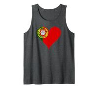 Sempre Portugal Corazón Mamá Força País Orgullo Nacional Amor Camiseta sin Mangas