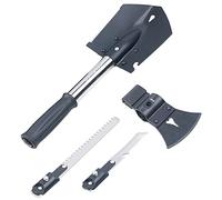 Semptec Urban Survival Technology Navajas suizas y multiherramientas - Pala plegable: Pala multi-herramienta 6 en 1 para exteriores, con cuchillo y sierra, hacha & Co (Multifunción pala)