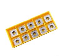SEMT13T3AGSN-JM Inserto indexable de carburo para herramientas de fresado y torneado CNC, paquete de 10 piezas de insertos de grado industrial adecuados para acabado