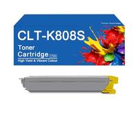 SEMTGJ Cartucho de tóner CLT-808S para tóner CLT-K808S/C808S/M808S/Y808S | Repuesto para impresoras Samsung MultiXpress X4300LX, X4250LX y X4220RX,CLT808-Y