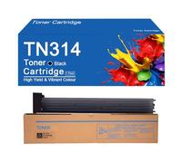 SEMTGJ Cartucho de tóner TN314 de Repuesto para impresoras Konica Minolta bizhub C353 C353P, Alto Rendimiento (26.000 páginas).,TN314 -Black