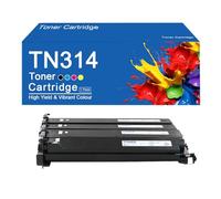 SEMTGJ Cartucho de tóner TN314 de Repuesto para impresoras Konica Minolta bizhub C353 C353P, Alto Rendimiento (26.000 páginas).,TN314 -4Color