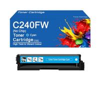 SEMTGJ Cartuchos de tóner C240FW sin Chip de Repuesto 408439 408440 408441 408442 para impresoras Ricoh M C240FW y PC200W, Alto Rendimiento de 3000 páginas.,C240FW-C