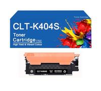 SEMTGJ Cartuchos de tóner CLT-K404S de Alto Rendimiento para impresoras Samsung SL-C43X, C48X, C430, C430W, C432, C433W, C480, C480W, C482W, C482FW y C483.,K404S -BK