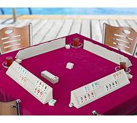SEMUS Original Rummy/Okey de plástico con piezas de melamina