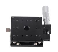 SEMX80 - Etapa lineal AS |Mesa deslizante manual micrométrica de 80 mm x 80 mm |Guía de rodillos transversales para posicionamiento preciso/inspección de laboratorio/alineación