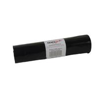 Semy Top - Bolsas de basura con cierre (PEBD, 570 x 600 mm, tipo 80, aprox. 35 l, pack de 20 x 20 unidades), color negro