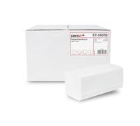 Semy Top ST-88056 - Pack de 3200 toalla de papel plegadas, 2 capas, 24 x 21 cm, color blanco