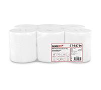 Semy Top ST-88786 - Rollo multiusos (3 capas, 20 cm, 6 unidades), color blanco brillante