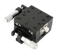 SEMY60AS Micrómetro Mesa deslizante manual Plataforma de recorte Rodillo cruzado Etapa lineal Guía lineal XY Pista deslizante para equipos de producción de pantalla táctil