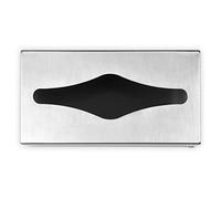 SemyTop Cajas de cosméticos de Acero Inoxidable, Resistentes y estables, 233 x 123 x 58 mm, Soporte Toallas de Maquillaje