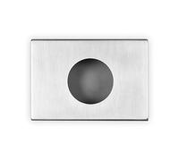 SemyTop Dispensador de bolsas higiénicas | acero inoxidable 89 x 128 x 31 mm | Soporte de alta calidad para bolsas higiénicas para compresas sanitarias | Dispensador de bolsas higiénicas con kit de