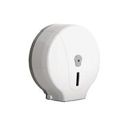 SemyTop ST-5030 - Dispensador de Papel higiénico para Rollos Jumbo (330 x 310 x 125 mm), Color Blanco y Gris