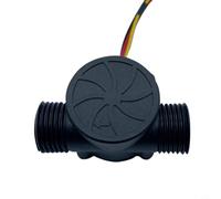 SEN-HZ21WA Sensor de flujo de agua, 1-30 L/min Sensor de flujo para calentadores de agua y calderas, carcasa PA66, resistente al agua IP67, 4,5 - 18 V CC, salida de impulsos para medición de cantidad