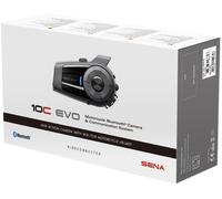 Sena 10C Evo Cámara Bluetooth Communication System Single Pack, negro, Talla única