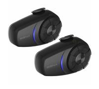 Sena 10S-02 Motocicleta Bluetooth Sistema de Comunicación Dual Pack