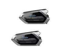 Sena 50R Sistema de comunicación Bluetooth con Interfaz de 3 Botones y Sound by Harman Kardon con tecnología Mesh Intercom y Altavoces y micrófono de Primera Calidad, Paquete Doble