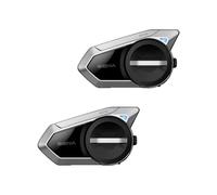 Sena 50S Sistema de comunicación Bluetooth con Interfaz Jog Dial y Sound by Harman Kardon con tecnología Mesh Intercom y Altavoces y micrófono de Primera Calidad, Paquete Doble