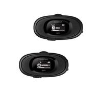 Sena 5R - Auriculares de intercomunicación Bluetooth HD bidireccionales para Motocicleta, Paquete Doble