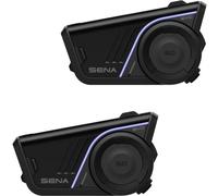 Sena 60S EVO Auricular de Comunicación Bluetooth para Motocicleta con Sonido por Bose, Mesh & Wave Intercom, Impermeable IPX7, Doble Abrazadera, Comando de Voz & Cancelación de Ruido, Paquete Doble