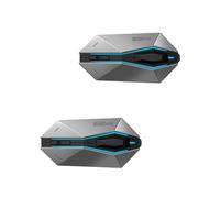 Sena 60X Auricolare Bluetooth Interfono Moto, Paquete Doble | Sonido por Bose, Impermeable IPX7, Bluetooth 5.3, Joystick, Botones Programables, dos Kits de Casco, Carga Inalámbrica