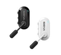 Sena BiKom 20 Sistema de Comunicación para Ciclismo, Mesh Ligero Que Pesa sólo 20 Gramos (Blanco/Negro, Paquete Doble)