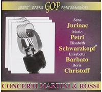 Sena Jurinac, Elisabeth Schwarzkopf - Concerti Martini & Rossi (1952/1953/1954) [Import]