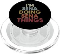 Sena Name Sena Personalized Name First Given PopSockets PopGrip para MagSafe