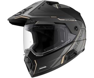 Sena Outlander Bluetooth Casco de Enduro, Negro mate, Talla L (59/60)