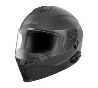 Sena Outride Casco Integral con intercomunicador Bluetooth Integrado y conectividad con el Smartphone (Negro, S)